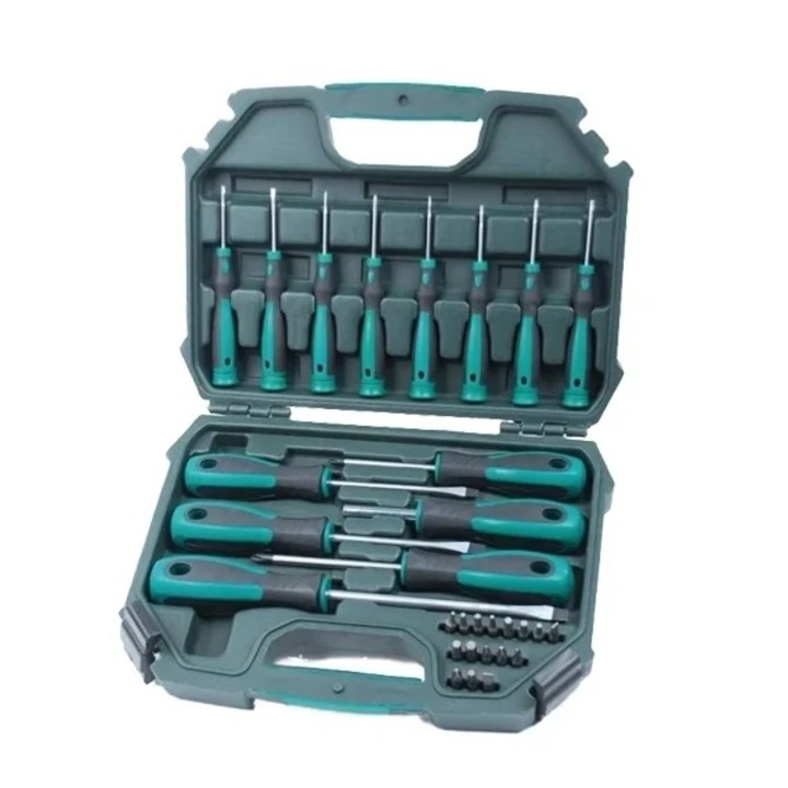 Trusa Surubelnite, Biti, 30 piese - MANNESMANN -M11850