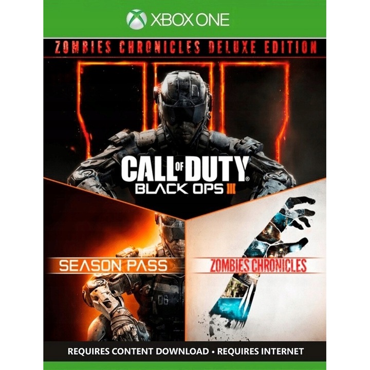 Licenta Joc Call Of Duty Black Ops Iii 3 Zombies Deluxe Xbox One/X/S Key (Cod Activare Instant)