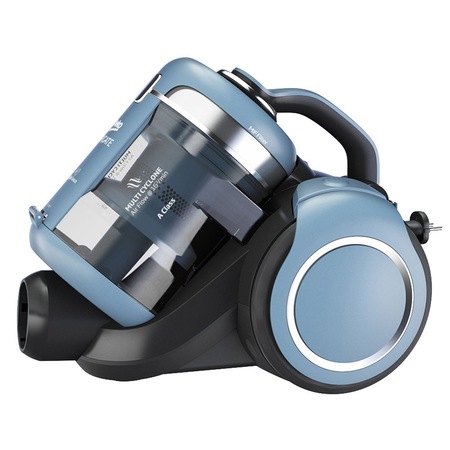 Aspirator fara sac Beko VCM71602AD, 800 W, 2.8 L, multi ciclonic, filtru Hepa, Bleu/Negru