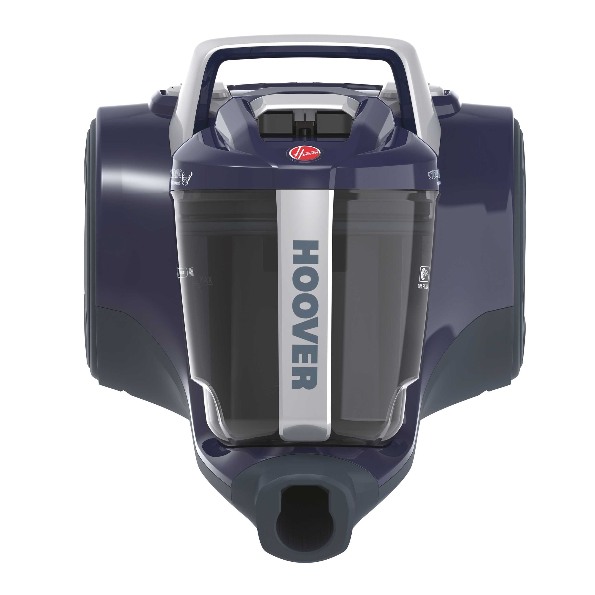 Aspirator fara sac, Hoover, 700W, Recipient pentru praf, 2L, Albastru