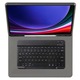Husa NeatlyTab cu Tastatura Magnetica Wireless pentru Samsung Galaxy Tab S10 Ultra, OPTIM SOLUTION, Protectie 360°, Iluminare RGB, Stand Ajustabil, Pencil Holder, Butoane Responsive si Silentioase, Piele Ecologica, Eleganta si Functionalitate, Negru