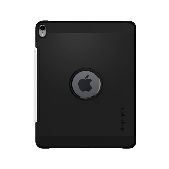 Husa Spigen Tough Armor compatibila cu iPad Pro 12.9 inch 2018, Negru