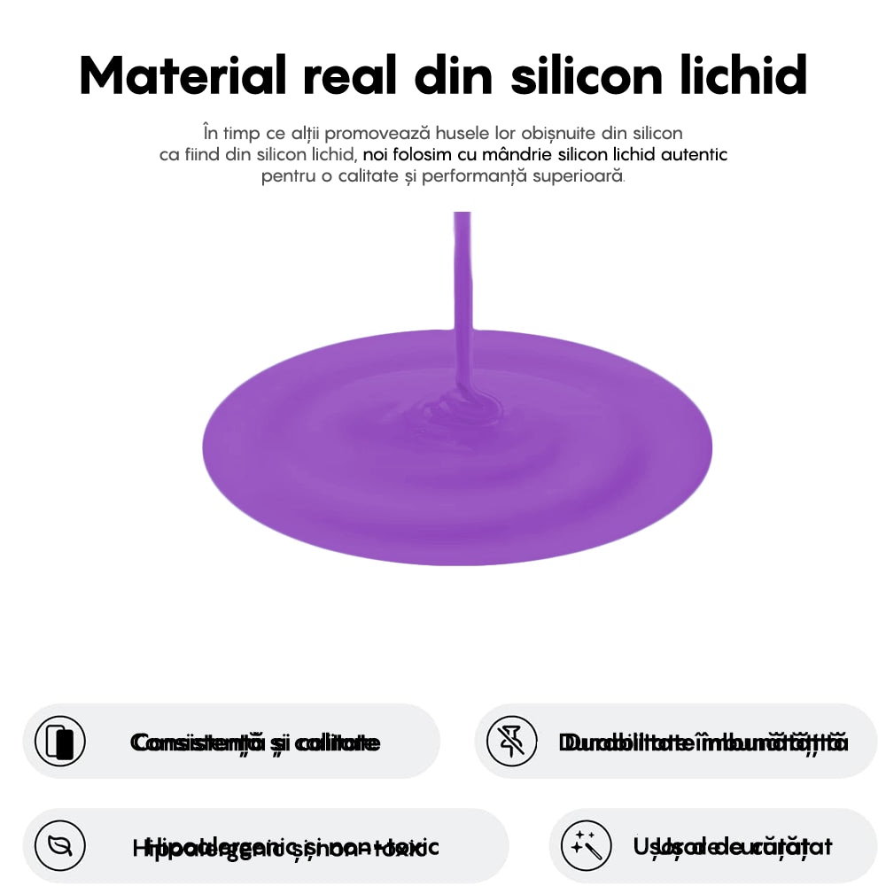 Husa CASEY STUDIOS™ compatibila cu iPhone 16, Soft Silicone Premium, Microfibra in Interior, Light Purple, de Protectie, Ultra Slim, pentru Incarcare Wireless, Margini Ridicate de Protectia Ecranului si a Camerelor