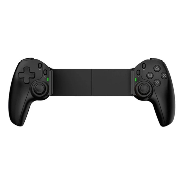 Vezérlő, többplatformos vezeték nélküli kontroller, OPTIM MEGOLDÁS, Gamepad játékokhoz, táblagépek, telefonok, Nintendo Switch / PS3 / PS4, optimalizált mobiljátékok, magával ragadó játékélmény, Bluetooth V5.2, 400 mAh, precíz vezérlés, fekete