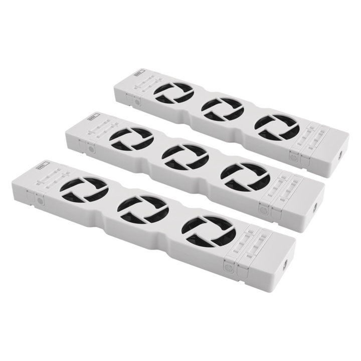 EMOS P56PR3 Radiátor fűtéserősítő ventilátor készlet TRIO, Fehér