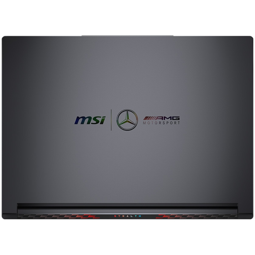 Laptop Gaming MSI Stealth 16 Mercedes AMG A1VGG cu procesor Intel® Core™ Ultra 9 185H pana la 5.1GHz, 16'', IPS QHD+, 240Hz, 32GB DDR5 RAM, 2TB SSD, NVIDIA® GeForce RTX 4070 8GB GDDR6, No OS, Gray-Selenite