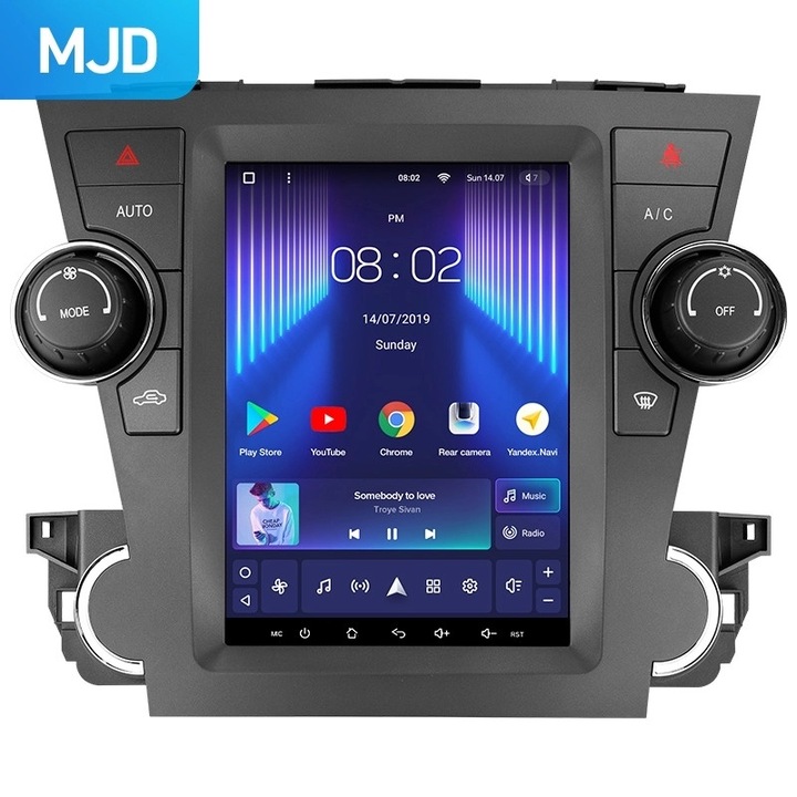 Navigatie Auto Teyes Tip Tesla TPRO 2 Toyota Highlander 2 2007-2013 3+32GB 9.7" QLED Octa-core 1.8Ghz, Android 4G Bluetooth 5.1 DSP