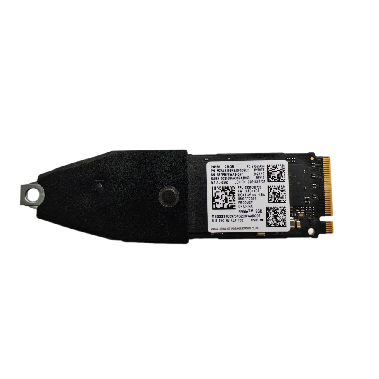 SSD Samsung PM9B1, 256 GB, PCI Express 4.0 x4, NVME, bulk, format