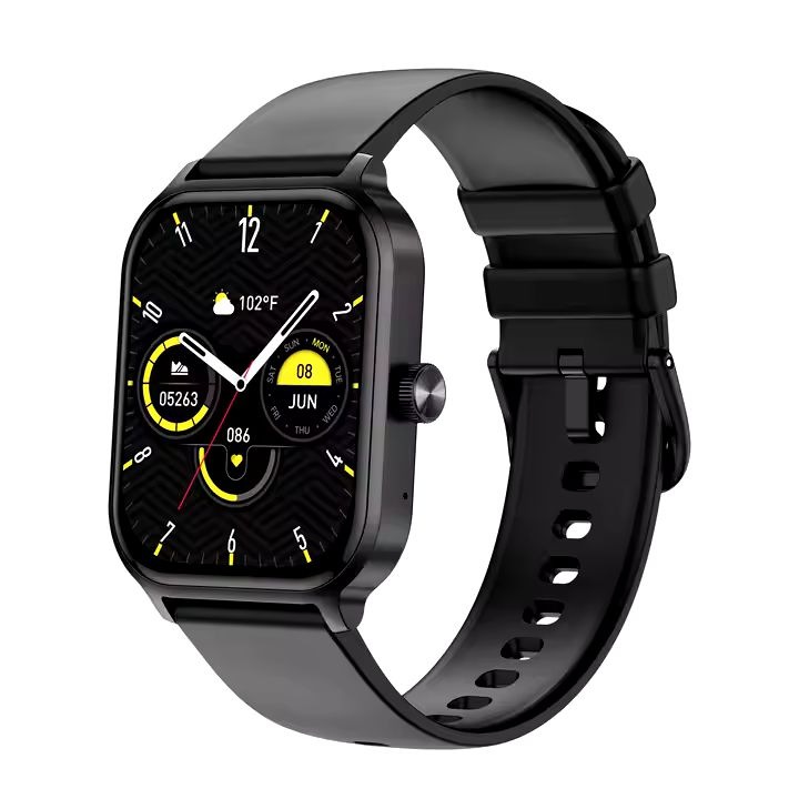 Smartwatch, Curea din silicon, 1.63 inch, Pedometru, Compatibil cu telefoanele IOS/Android, Argintiu