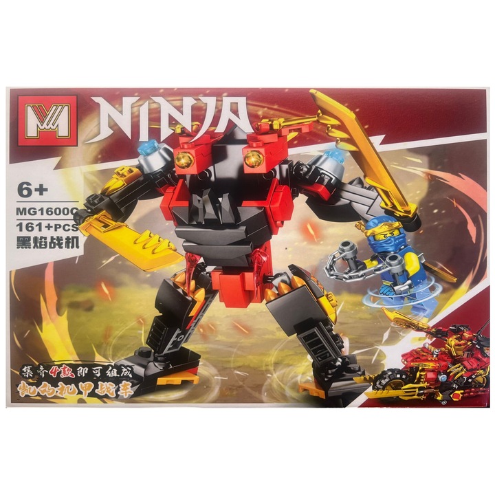 Ninjago 4 az 1-ben építőkészlet, Robot 161 db