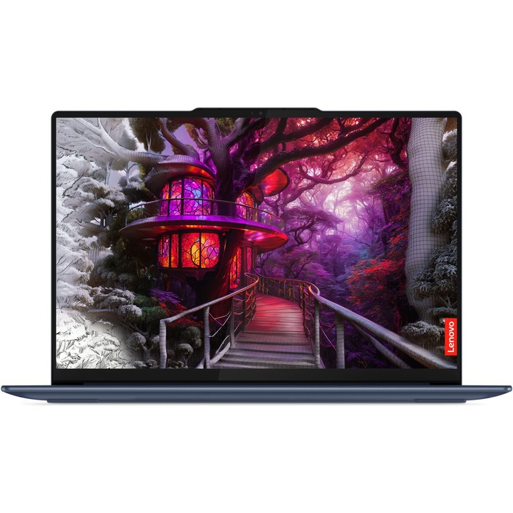Лаптоп Lenovo Yoga Slim 7x 14Q8X9 с Qualcomm Snapdragon X Elite X1E-78-100 (3.4GHz, 42MB), 32 GB, 1TB M.2 NVMe SSD, Qualcomm Snapdragon X Adreno X1-85, Windows 11 Home, Тъмносин