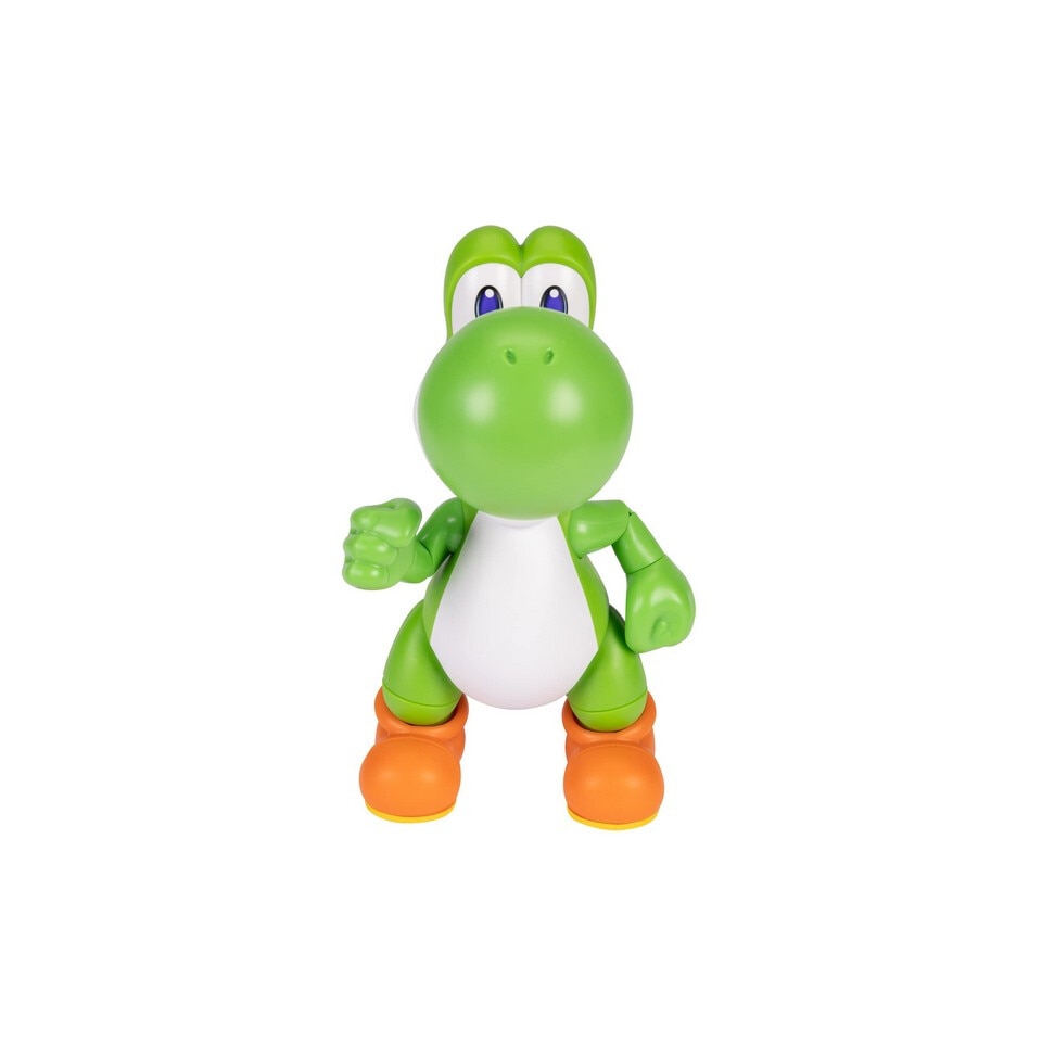 ゲームキャラクター Yoshi Nintendo 2019ver Figurina interactiva, Nintendo 12935, Let's Go, Yoshi din Super