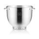 Robot planetar Zeegma Planeet Easy: rotatie planetara, capac multifunctional 10 in 1, bol spatios de 5,2 l, putere 1500 W, dimensiuni compacte 36,5x22,5x29,6 cm, picioare antiderapante, 3 atasamente, protectie supraincalzire, usor de curatat - Alb