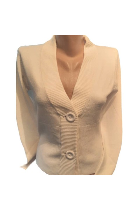 Pulover Anda P736A culoare alb, marime 34-36 EU