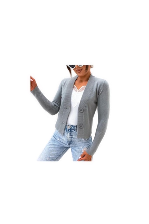 Pulover Anda P736GD culoare gri, marime 34-36