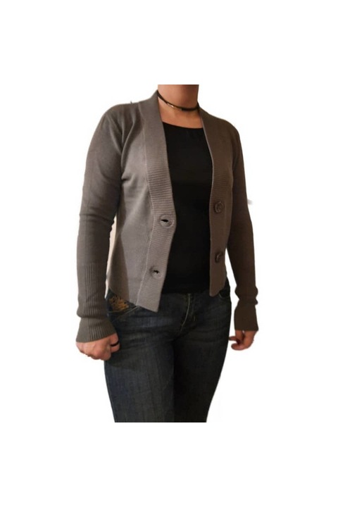 Pulover Anda P736G culoare gri, marime 34-36