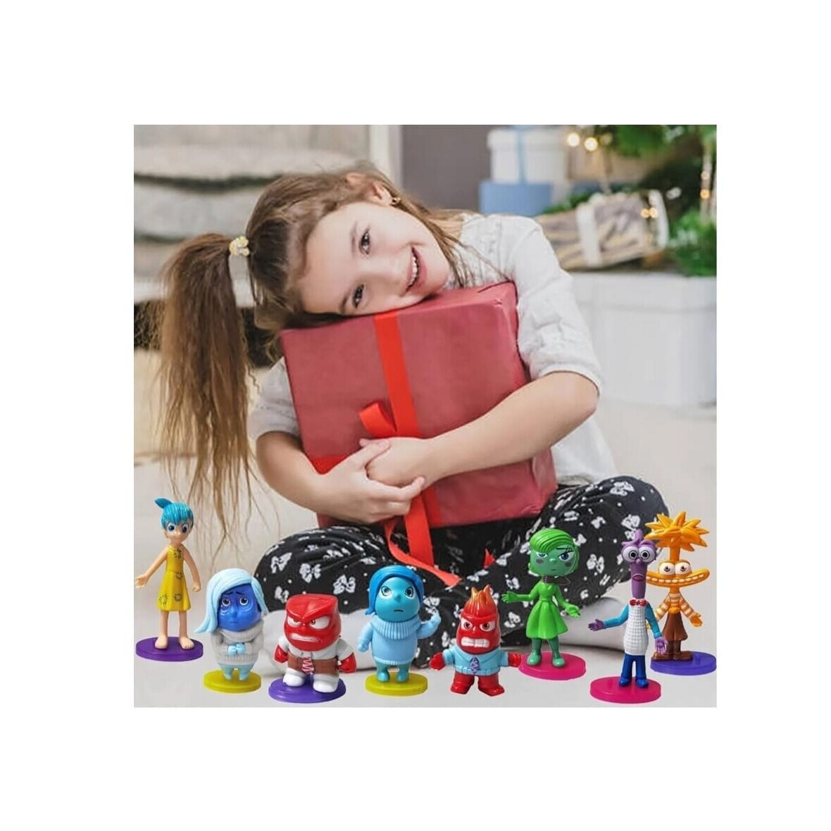 Inside Out Ruler Set 12 Figurine Inside-Out Intors pe dos, multicolor, 8 cm - 10 cm ...