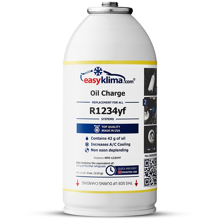 Ulei de aer conditionat auto EasyKlima Oil R1234yf, reparati singur sistemul de aer conditionat, pentru masini din 2017 pana in prezent