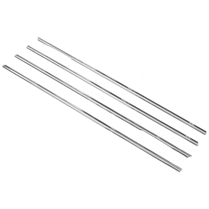 Set de 4 ornamente chedere/geamuri crom pentru VW Golf VI, 6 hatchback din 2008-2012