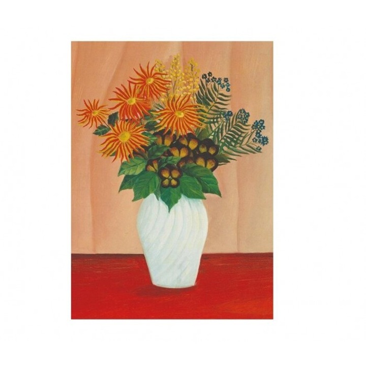 Karnet Bouguet of Flowers, Museums & Galleries, 17x14cm, fara text, coperta foliata