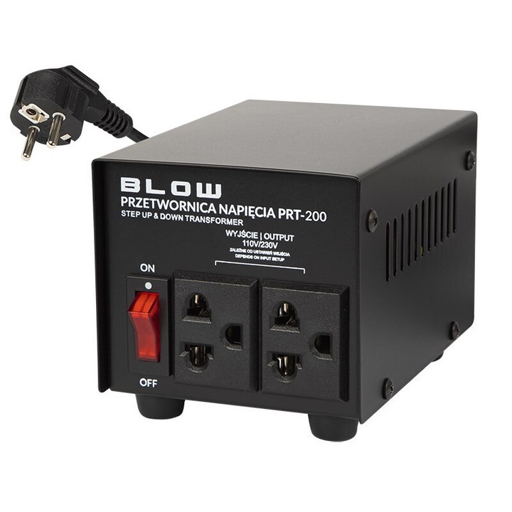 Преобразувател на напрежение BLOW, 220V-110V, 200W