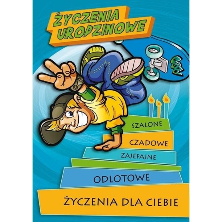 Karnet Young B6 cu coperta, model nr 020, Urodziny, 177x130mm