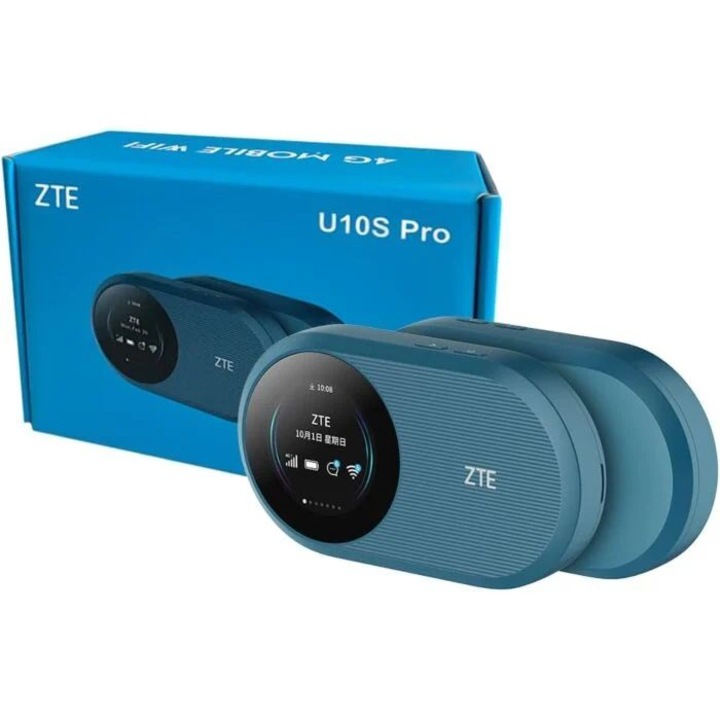 Безжичен рутер ZTE U10S Pro 4G WiFi 6, 2.4GHz, 229Mbps