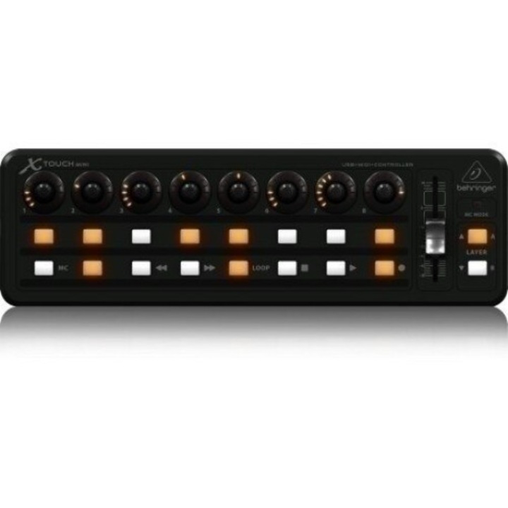 BEHRINGER MINI DJ контролер, USB, 410x90x165mm, X-TOUCH, черен