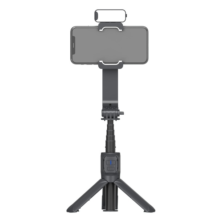 Селфи стик Xmart - A10SE, Трипод, Gimbal стабилизатор, Сив
