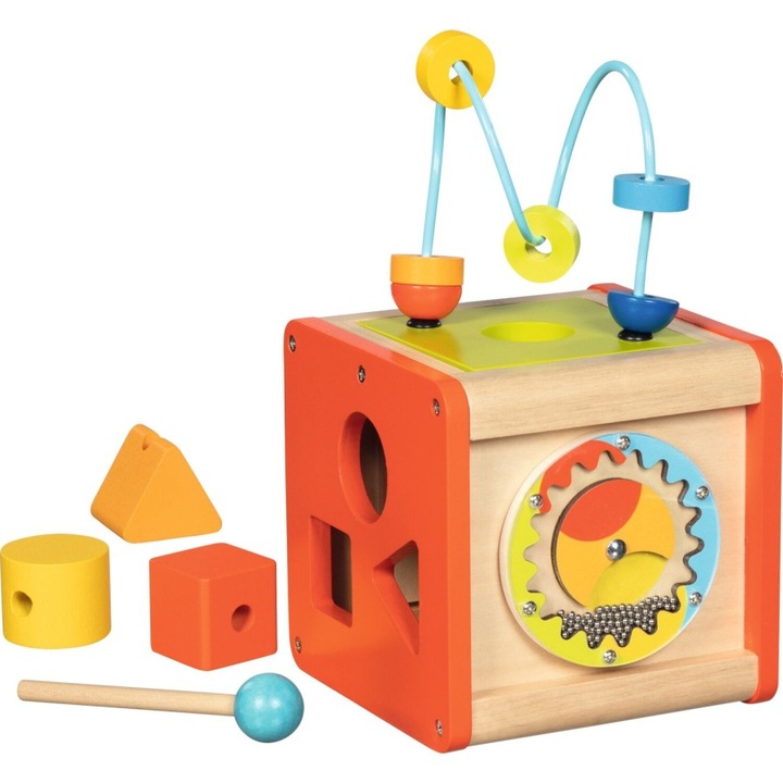 Aktív kocka, hat tevékenység, 14x14x24