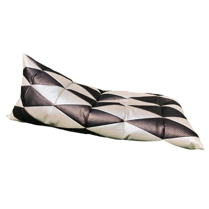 Gyémánt heverő, bézs és barna, 160x80 cm