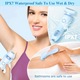 RorAem Wet & Dry Epilátor, bikini trimmer, 7500rad/perc, vízálló IPX7, Három az egyben használat, Nem károsítja a bőrt, trimmer, testre, arcra, szemöldökre, orra, hordozható, kék, USB-vel tölthető, cserélhető vágófejek, kék