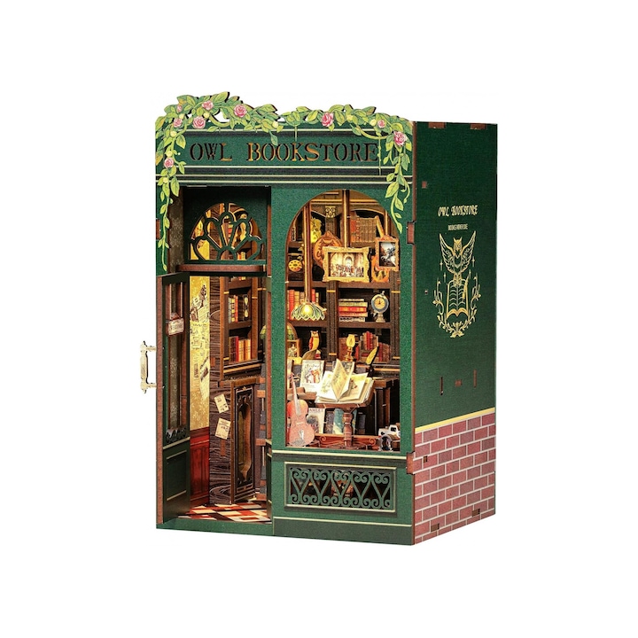 3D пъзел, Cutebee, DIY Owl Bookstore, 88 части