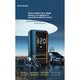 Pompa electrica de umflare, pompa electrica portabila de umflare cu 5 prize gonflabile pentru incarcarea telefonului mobil, afisaj digital LCD, iluminare inclusa, baterie de 4500mAh, negru, portabil, 86x50x130mm