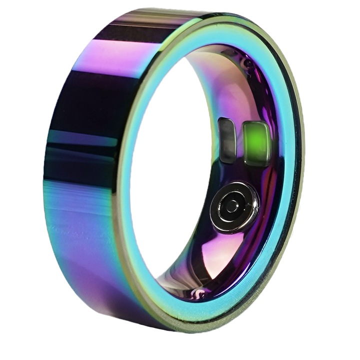 Смарт пръстен за фитнес NEGTTE, Smart Ring, наблюдение на съня, активност, многоцветна, размер 10