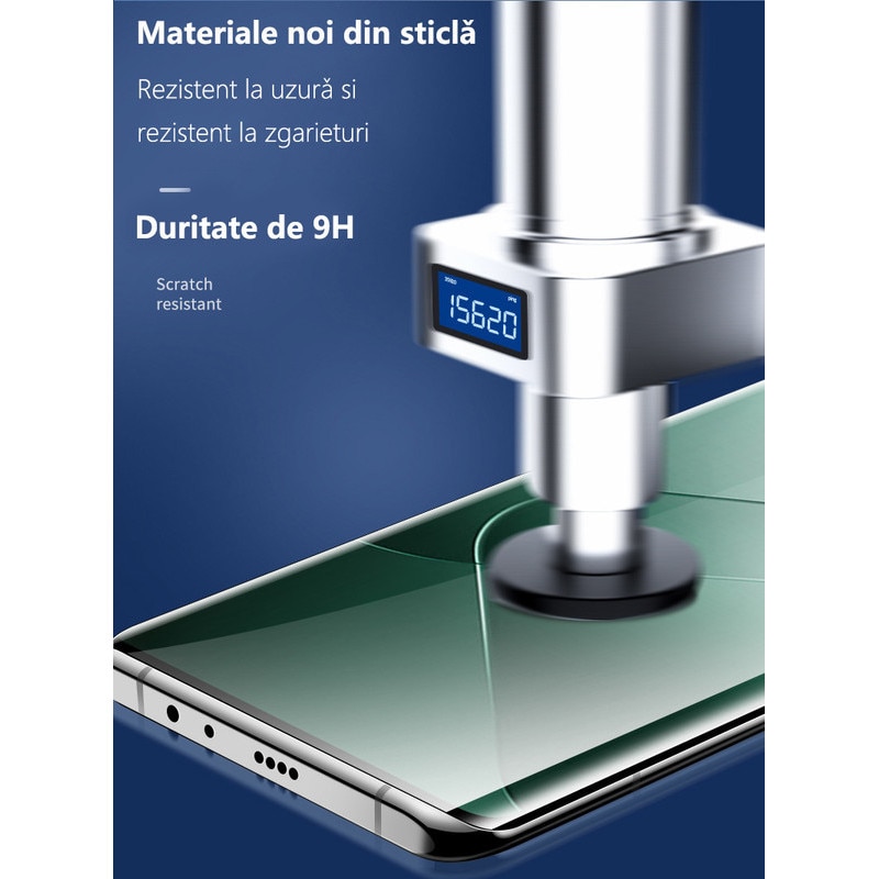 Folii de protectie telefoane, Protector de ecran HD, Sticla securizata, Anti-amprenta, 9H+, Pentru Xiaomi 15, Ultra-clear, Vine cu un dispozitiv simplu de instalare pentru o pozitionare precisa