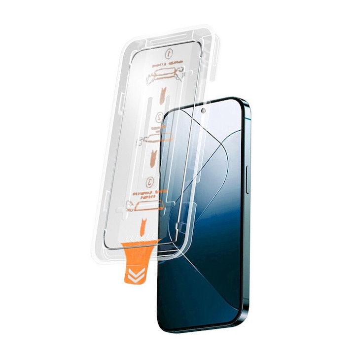 Защитно фолио за телефон, Закалено стъкло, 9H+, За Xiaomi Redmi Note 13/13 Pro, Прозрачно