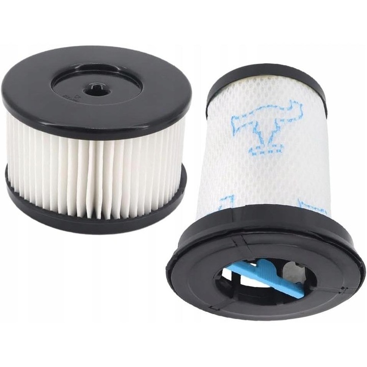 Inlocuire Set Filtre pentru Aspirator De Schimb Pentru Aspirator, Tefal Air Force, Fibre Sintetice, Calitate Superioara, Eficienta De Filtrare 99, 95%, Materiale De Inalta Calitate, 2 Bucati