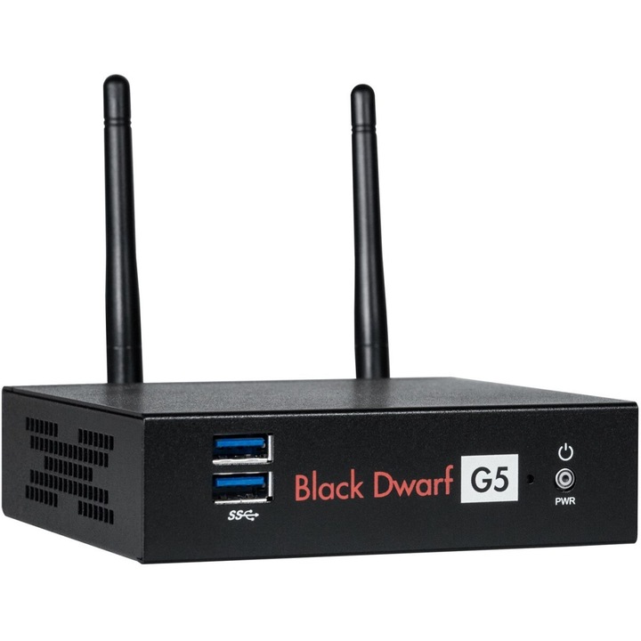Безжичен рутер TERRA FIREWALL BLACK DWARF G5, 2 гигабитови Ethernet порта, 2 USB порта, 457x1410x991 мм