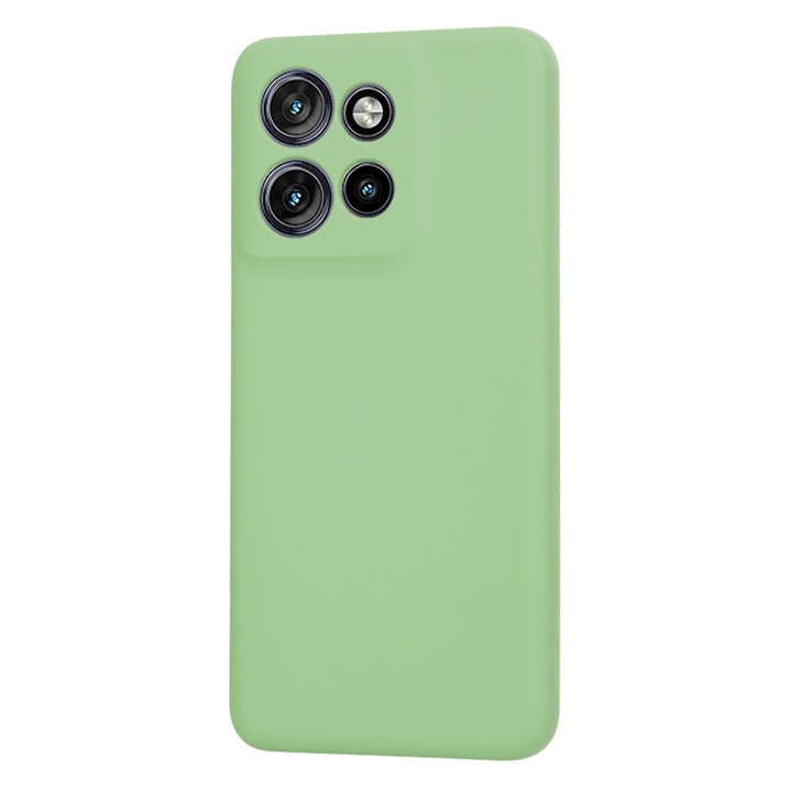 Кейс за Motorola Edge 50 Neo силиконов кейс ментово зелен