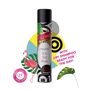 Sampon uscat URBAN CARE It's So High invizibil cu filtru UV, 200 ml