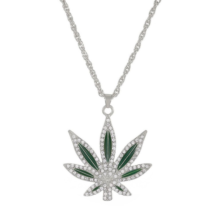 Férfi nyaklánc, cirkónium, ezüst