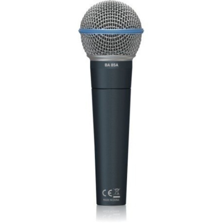 Суперкардиоиден динамичен микрофон Behringer BA 85A, 120x210x75mm