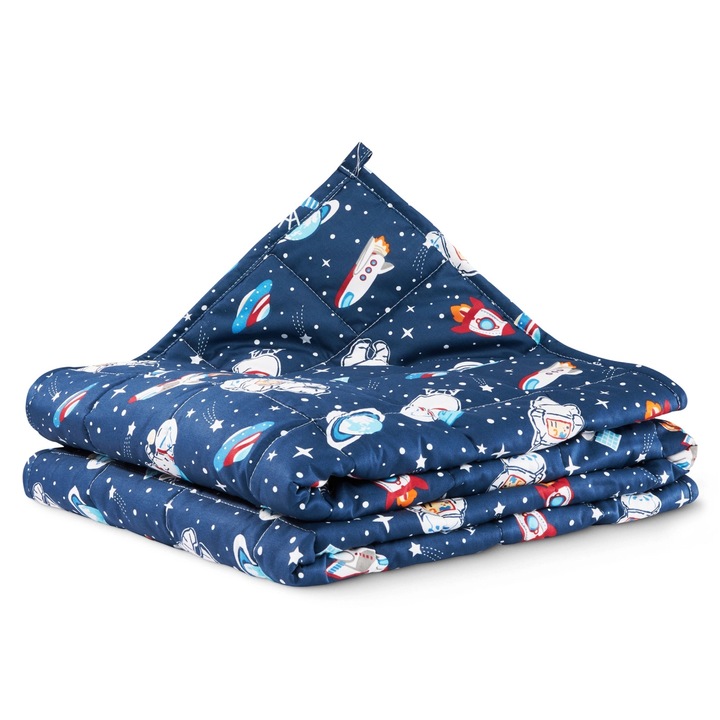 Érzékszervi takaró, 4FIZJO, 100 × 150 cm, 3 kg, sötétkék