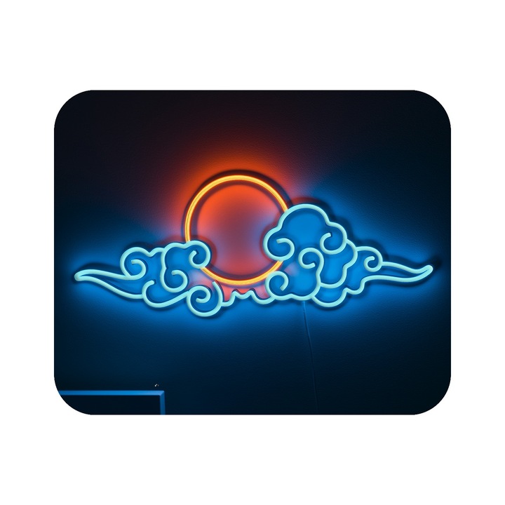 Semn luminos LED neon personalizat, 67x25cm, multicolor