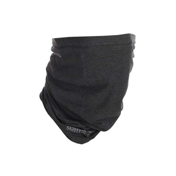 Esarfa circulara termica, Gatta Active, acril, multifunctional, gri inchis, onesize