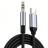 Cablu Adaptor Audio USB Type-C la Aux Jack 3.5mm, JADAYA®, 1m