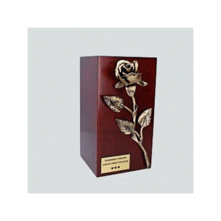 Urna de incinerare pentru cenusa din lemn de mesteacan cu gol nou