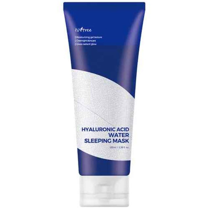 Masca pentru noapte cu 5 tipuri de acid hialuronic Hyaluronic acid line Isntree, 100ml