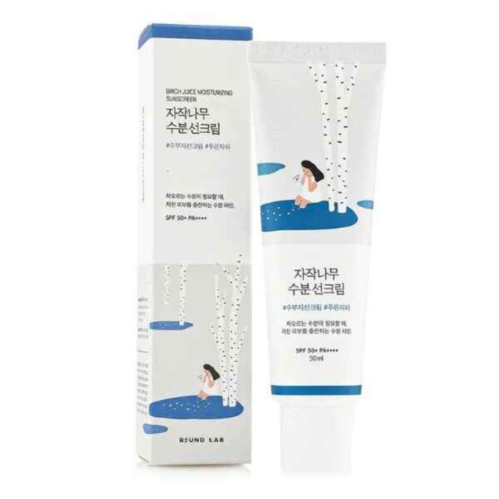 Крем за лице Round Lab, С екстракт от брезов сок, SPF 50+PA++++, 50 мл